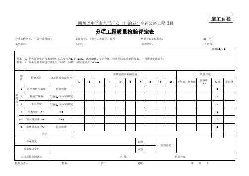 145 中央分隔带绿化评定