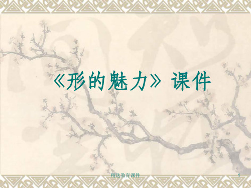 人教版美术五年级下册 第一课《形的魅力》课件03