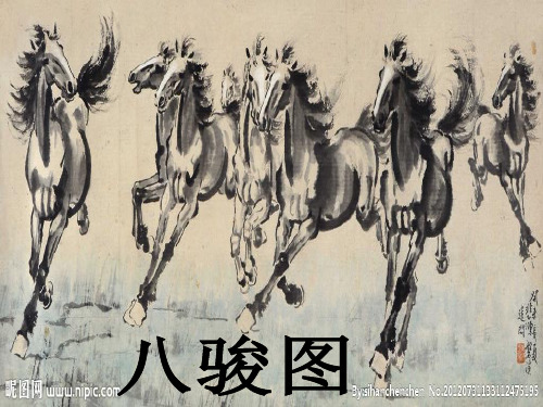 美术欣赏八骏图