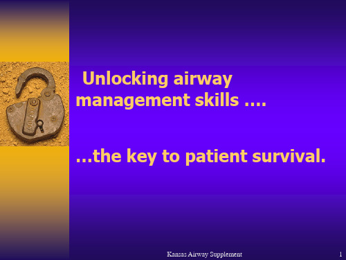 Airway Management, Ventilation, Oxygen Therapy：气道管理,通风,氧疗