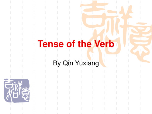 Tense of the Verb