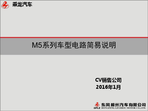 M5车型整车线束图说明