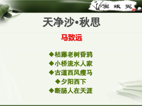 《窦娥冤》及古代戏曲知识
