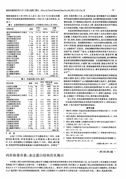 丙肝病毒有救：表达蛋白结构首次揭示