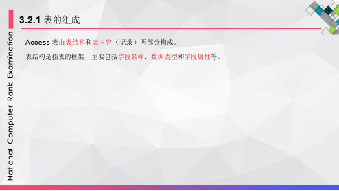 access表的组成