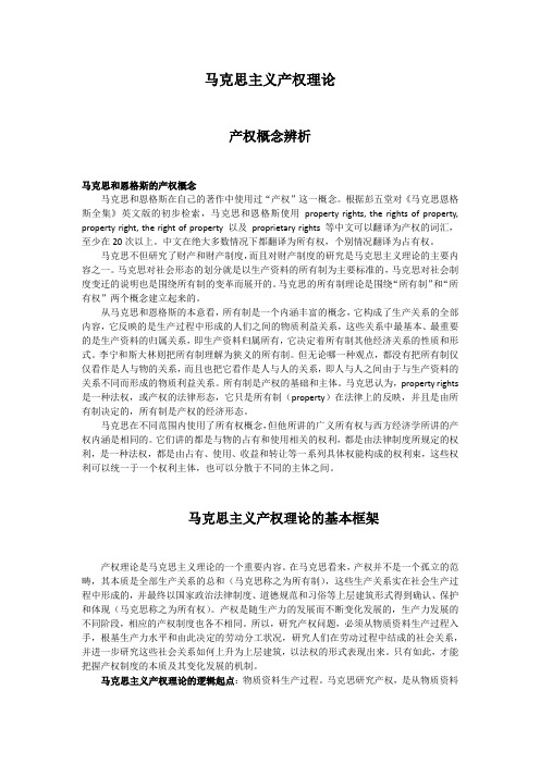 马克思主义产权理论