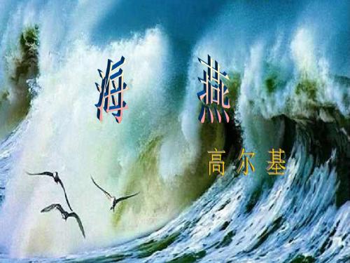高尔基《海燕》ppt课件