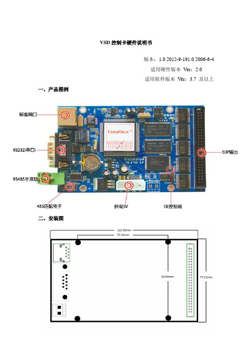 VSD控制卡硬件说明书