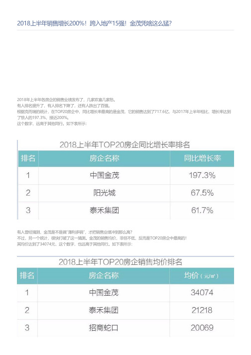 金茂地产集团  -运营管理-JM高速发展下的管理逻辑