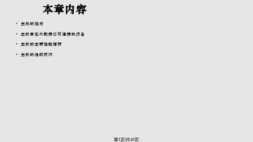 认识主板PPT课件