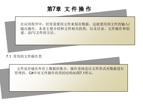 C使用教程教程第七章PPT课件