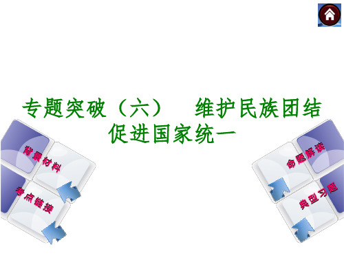 维护民族团结促进国家统一