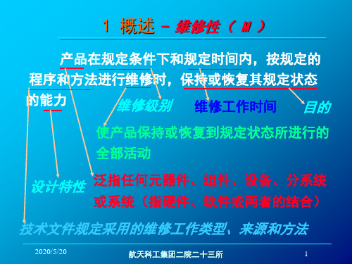产品可维修性详细介绍(航)