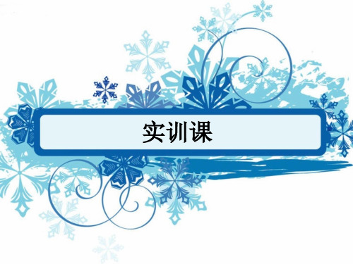 工程经济学实训资料