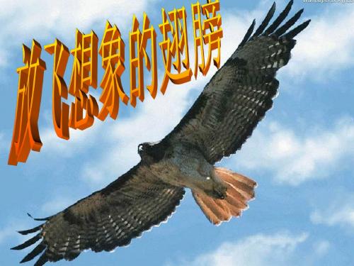 初中作文指导：放飞想象的翅膀PPT课件3