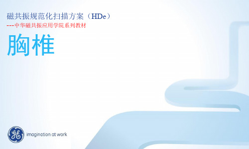 GE_1.5T_MR_胸椎规范化扫描方案