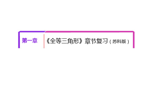 第一章 全等三角形【复习课件】-2020-2021学年八年级数学上册单元复习(苏科版)