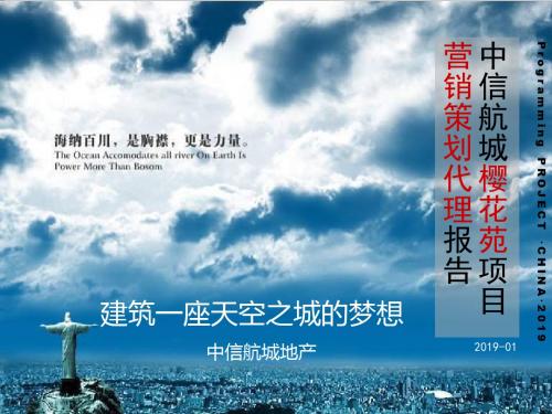2019中信航城樱花苑项目营销策划代理报告168p