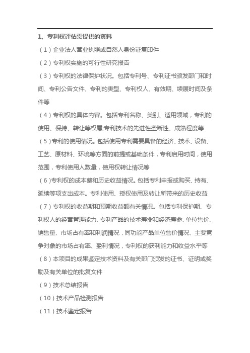 专利评估