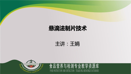 微生物制片与染色方法悬滴法制片技术.pptx