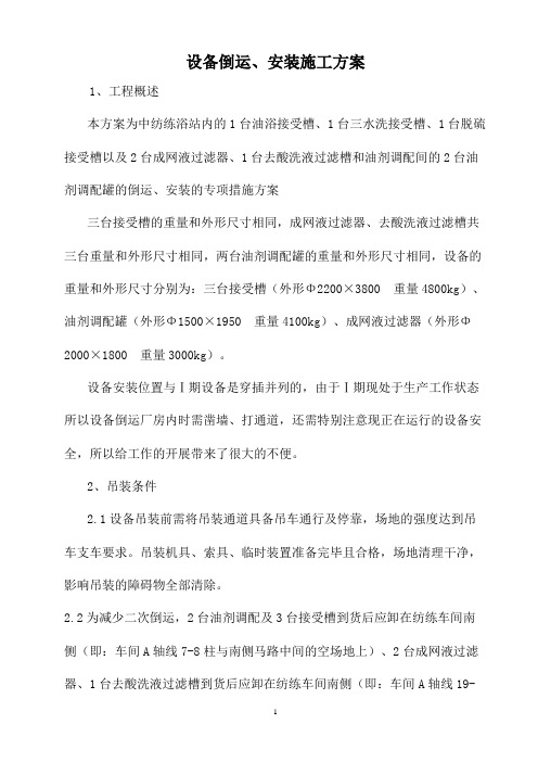 接受槽倒运方案