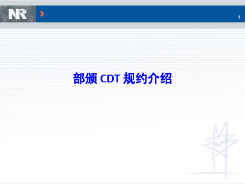 CDT规约介绍