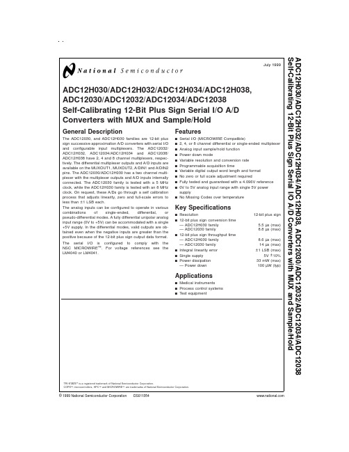 ADC12032CIWM中文资料