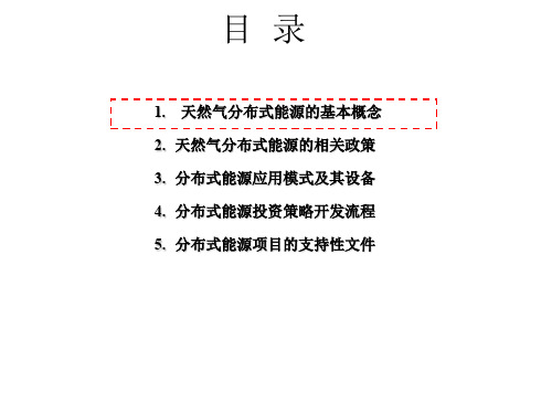 分布式能源项目开发要求和流程