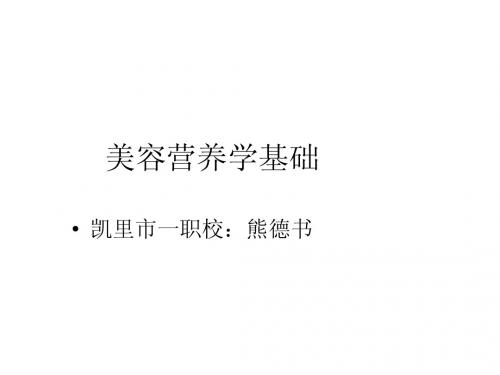第一节    概述