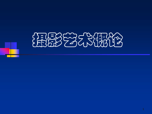 摄影艺术概论