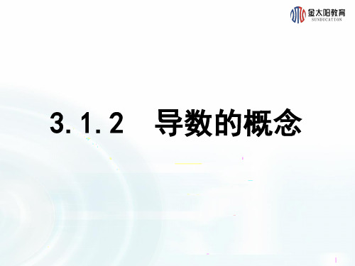 高中数学 北师大选修2-2  2.2.1导数的概念