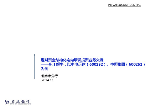 结构化定向增发交流案例-201411版-武汉解读