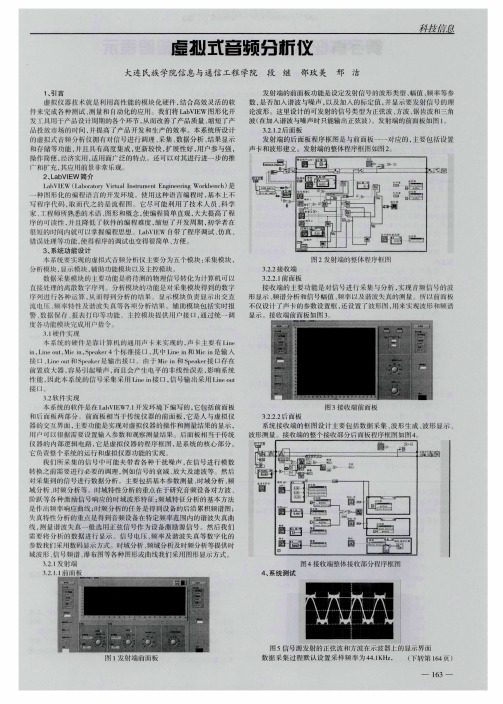 虚拟式音频分析仪