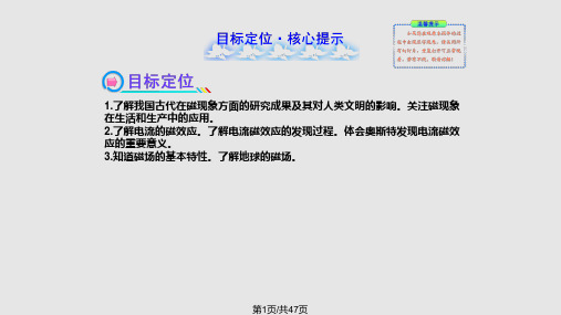 31磁现象和磁场解析PPT教学课件