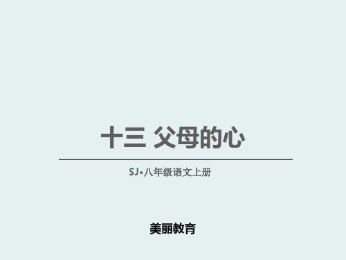 语文课件-2父母的心.pptx