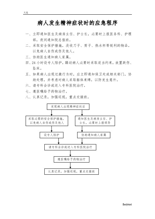 大连市-三甲医院急诊护理应急预案二(全面详尽,13页)