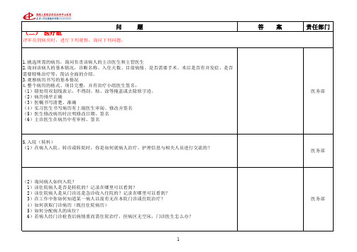 三甲复审访谈一问一答