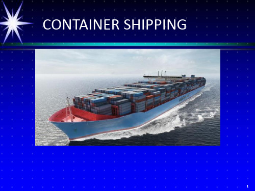 container shipping集装箱运输