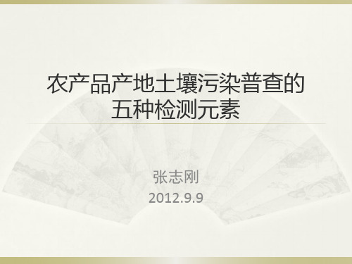 五种检测元素