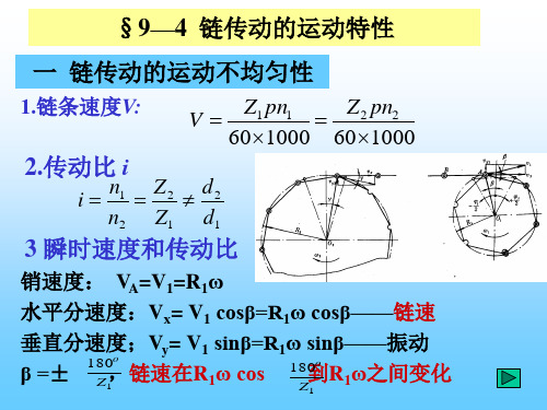 链传动的运动特性