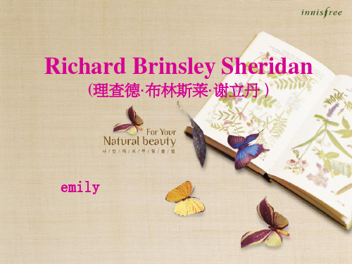 英国作家Richard Sheridan 生平及作品介绍