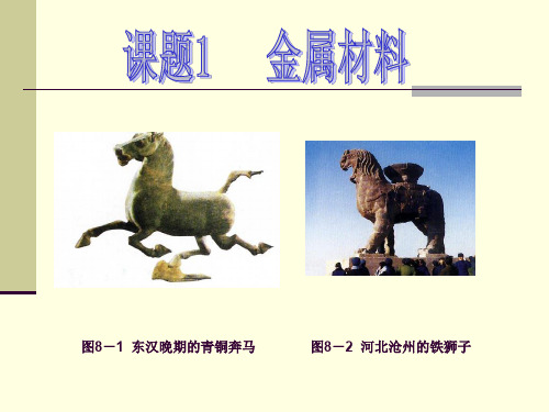 人教版9年级下册化学《金属材料》ppt课件