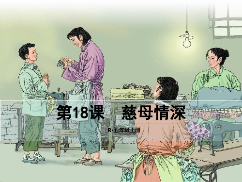 五年级上册语文课件-18 慈母情深 人教新课标(共17张PPT)