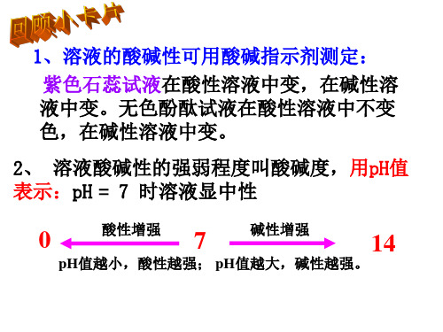 第二节中和反应及其应用PPT课件