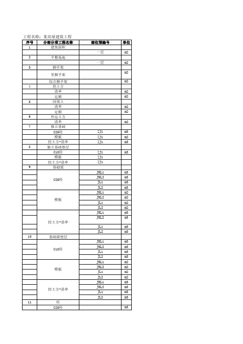 2013华工预算大作业工程量计算