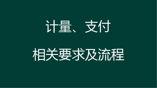 计量、支付关要求及流程资料课件(36张)
