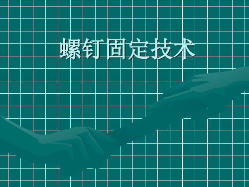 AO螺钉