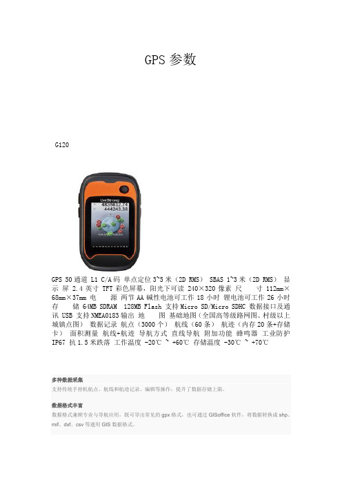 GPS参数