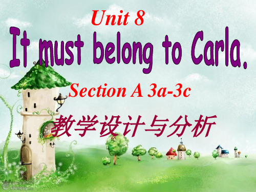 人教英语九年级全册Unit8 Section A 3a-3c(共20张PPT)