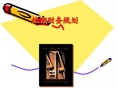 短期财务规划
